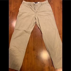 Chaps flat front chino pants 34/32